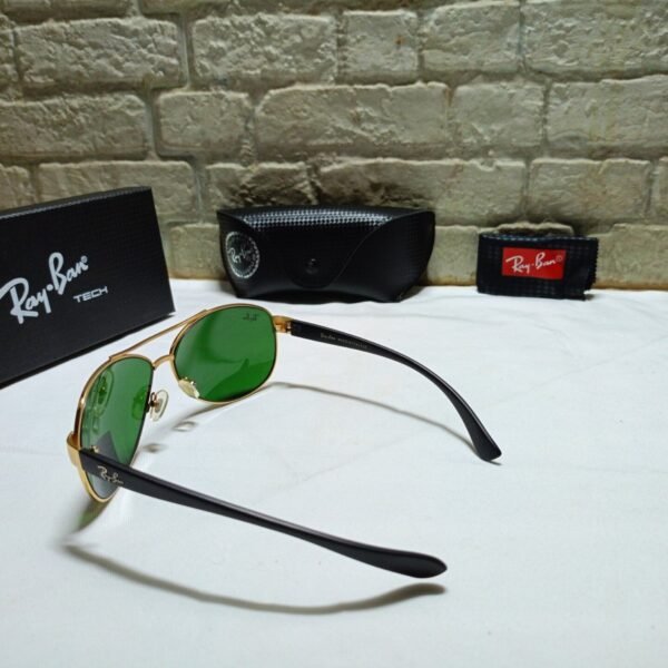 Alternative view of rayban golden sunglasses premium quality