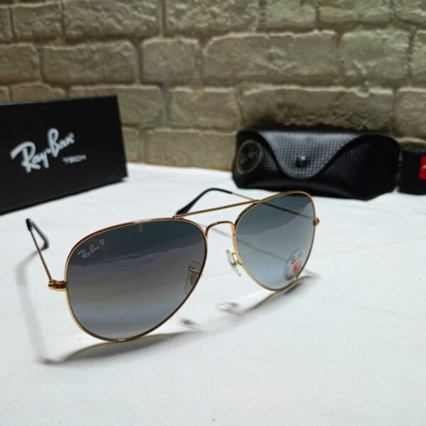 Alternative view of Rayban polarized aviator sunglasses 3026