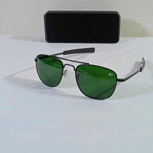 AO sunglasses black-green lens