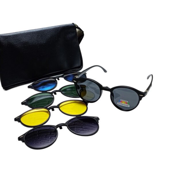 TJ016 six in one sunglasses magnetic clip