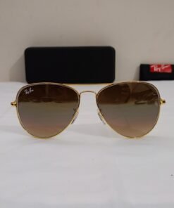 ray ban aviator brown shade sunglasses