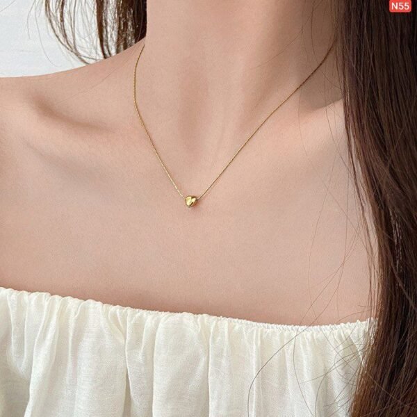Alternative view of 22k Solid mini Love Necklace Nc05